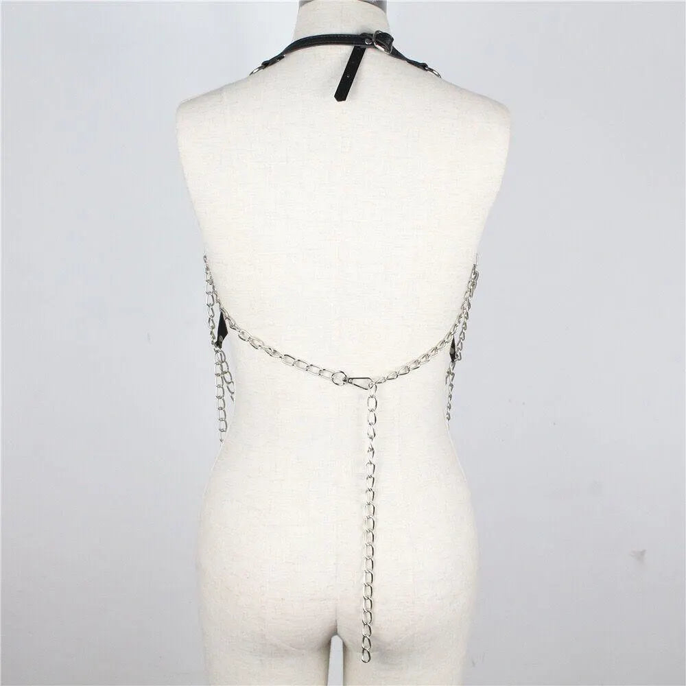 Pentagram Harness Chain Belt