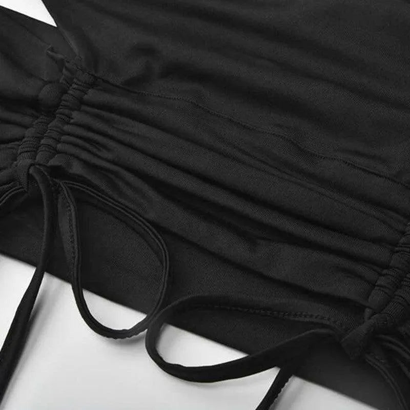 "Pansy" Tied Up Crop Top
