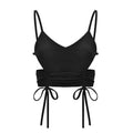 "Pansy" Tied Up Crop Top