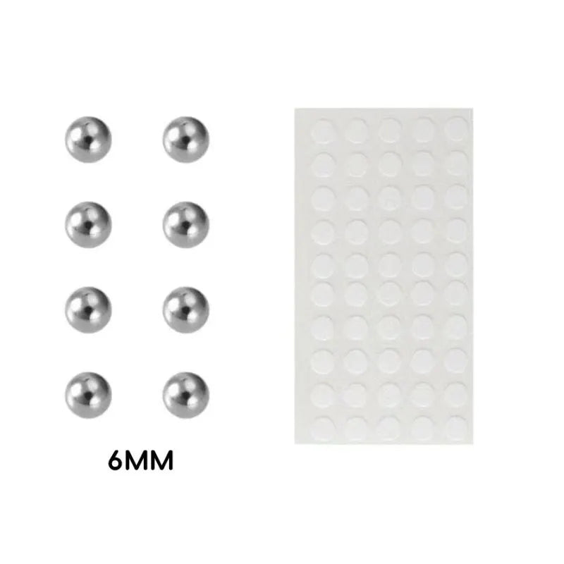 Fake Piercing Nose Lip  Eye Ball/Cone Studs Set