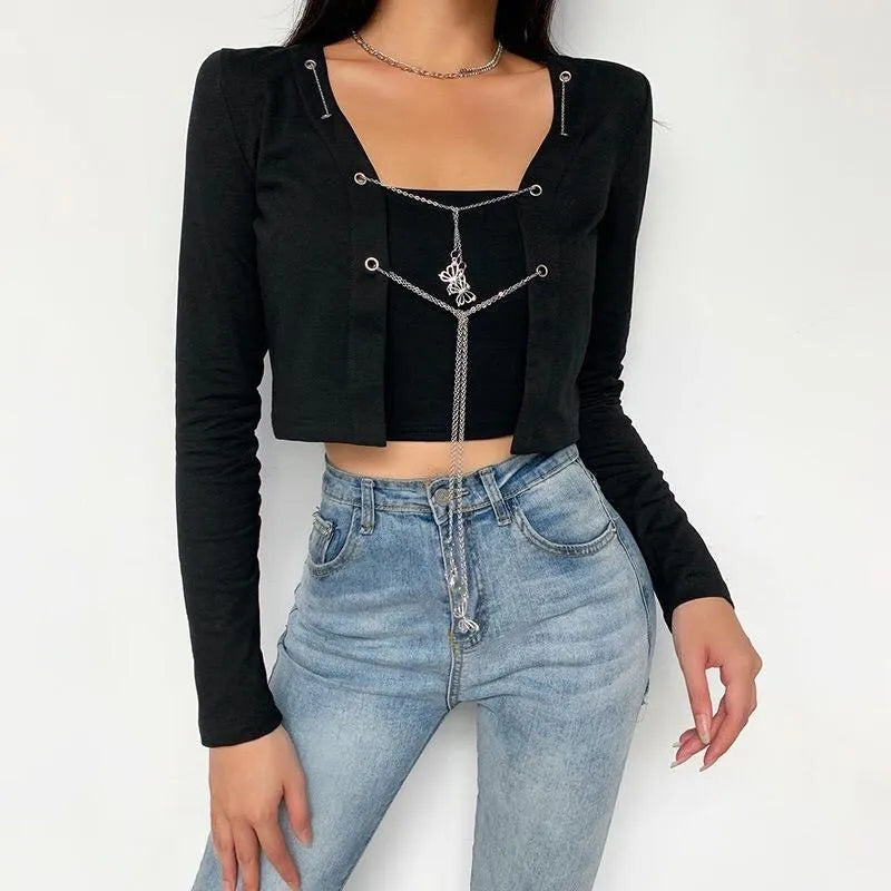 Butterfly Chain Cardigan