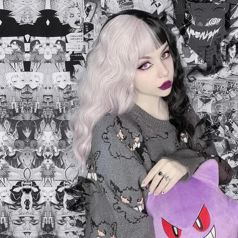 Gengar Cartoon Jacquard Sweater