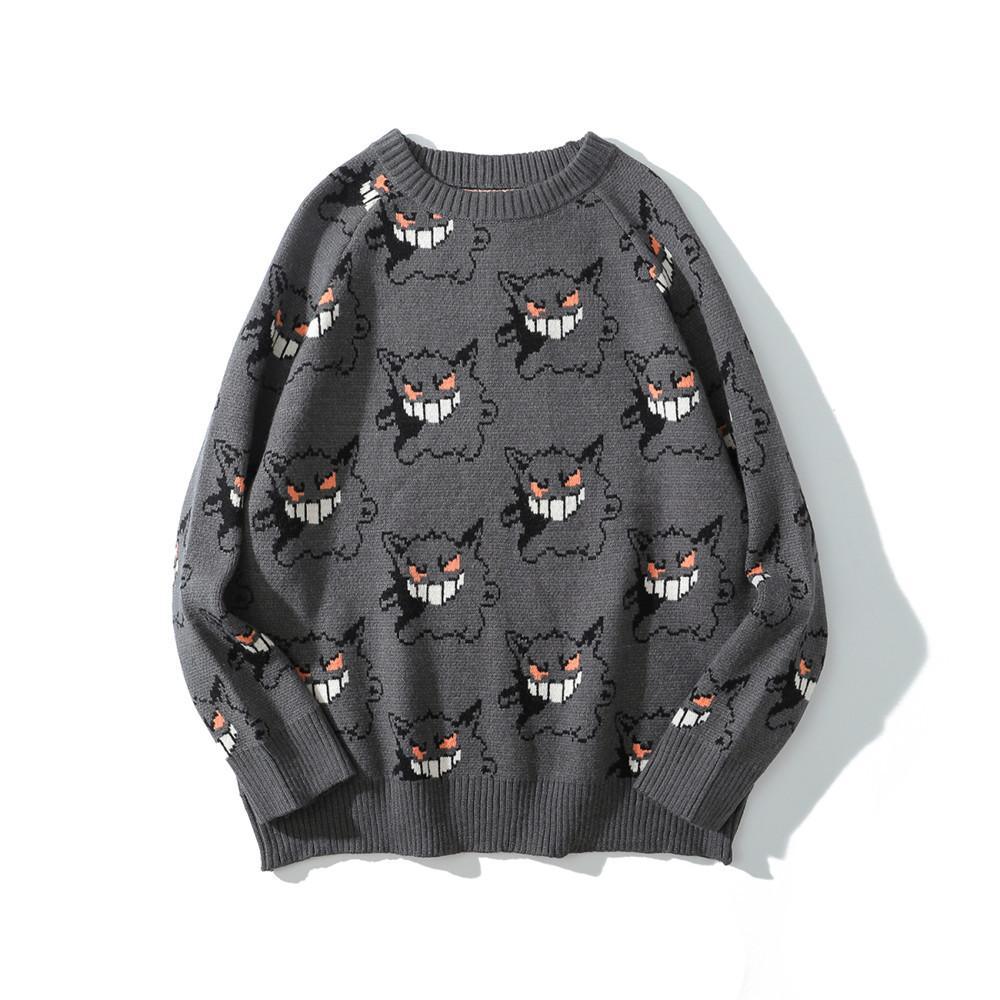 Gengar Cartoon Jacquard Sweater