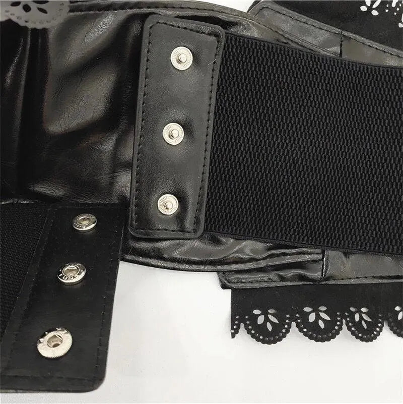 Black Lace Corset Belt