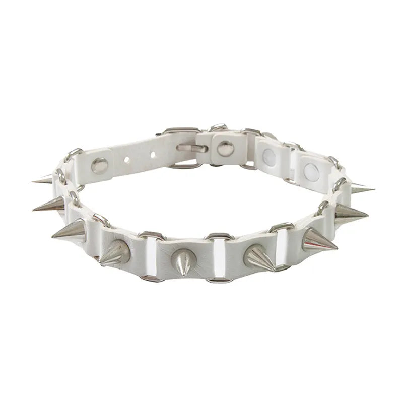 Punk Point Rivets Collar Choker