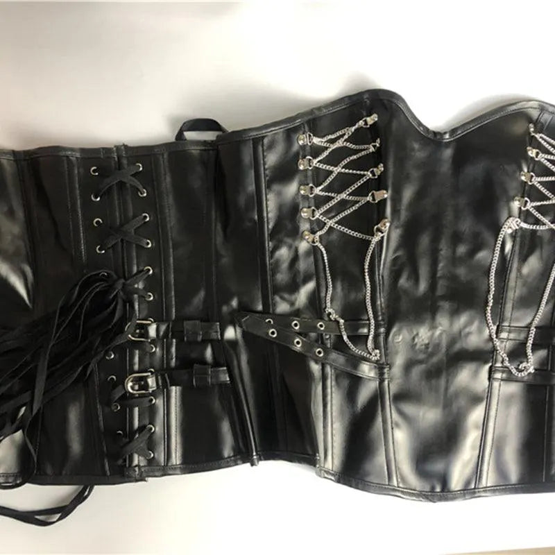 Chain Cross Corset