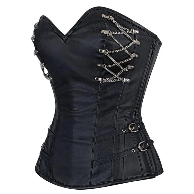 Chain Cross Corset
