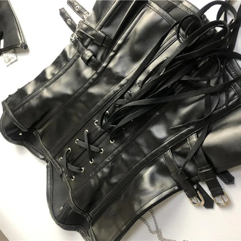 Chain Cross Corset