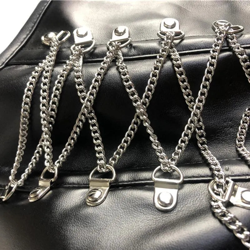 Chain Cross Corset