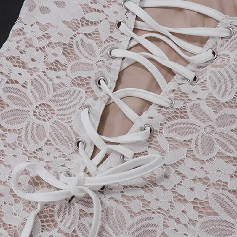 Off-Shoulder Lace Dress