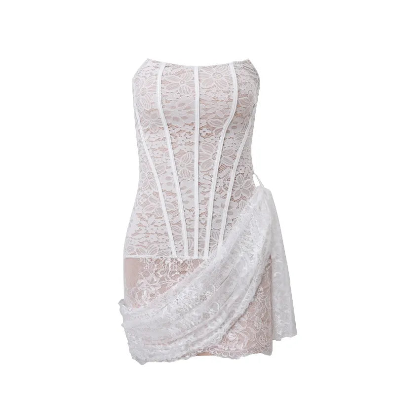 Off-Shoulder Lace Dress