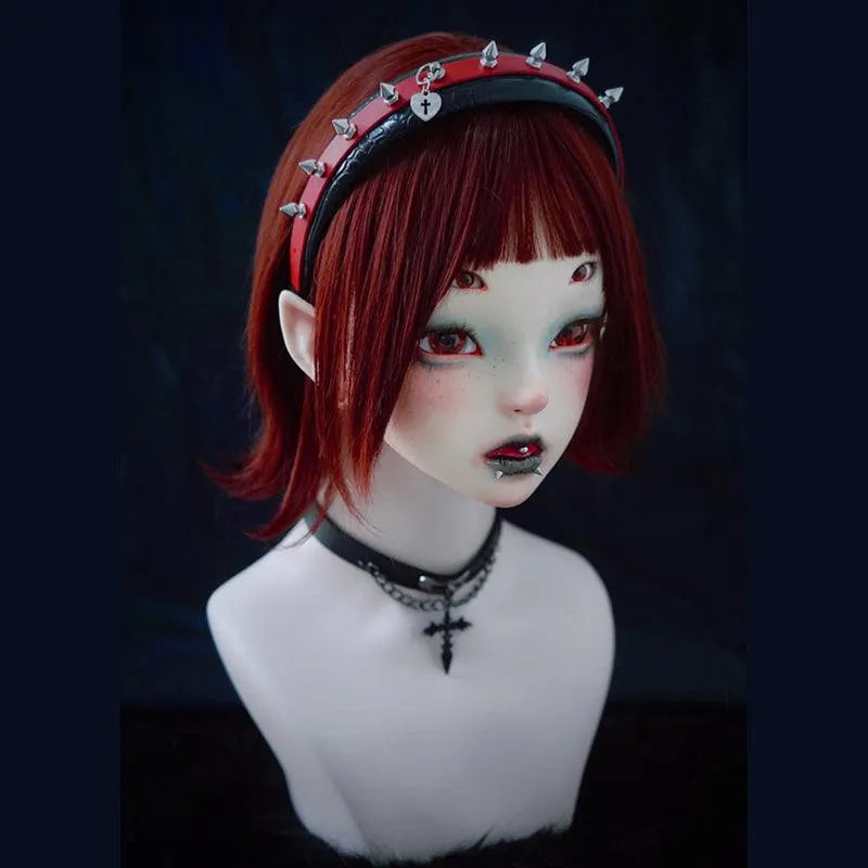 Rivet Leather Buckle Headband