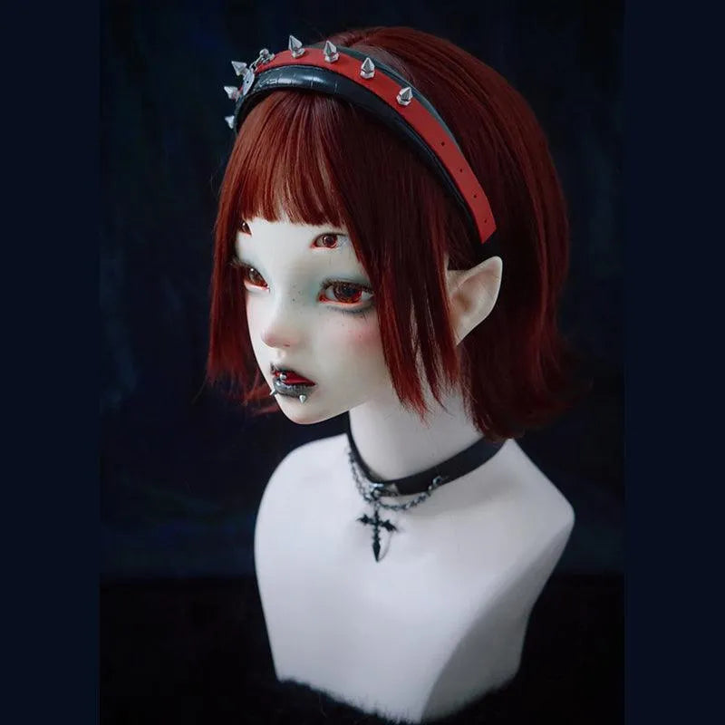 Rivet Leather Buckle Headband