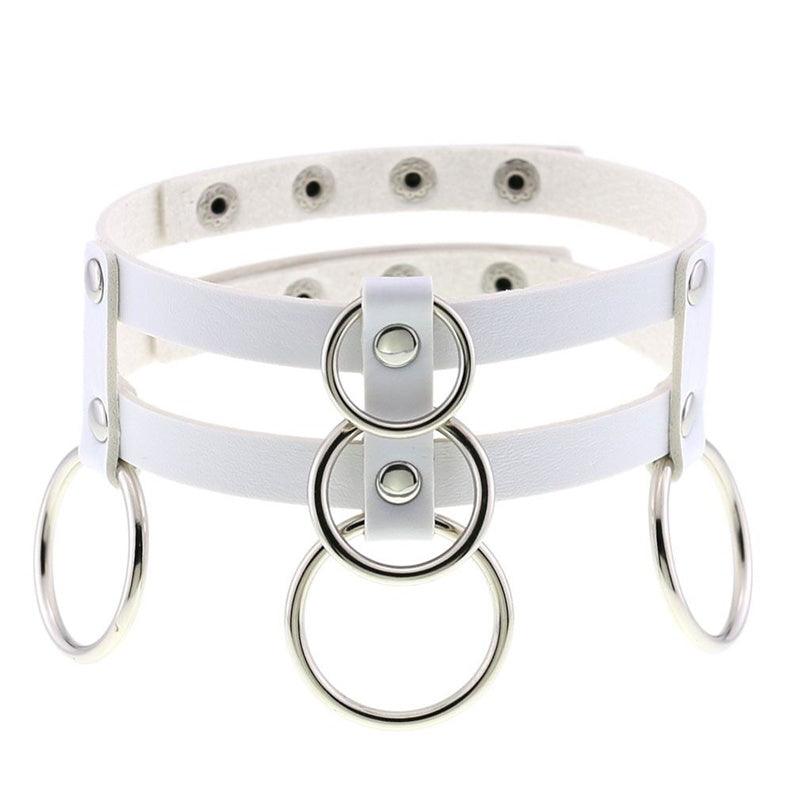 Punk Double Row Choker