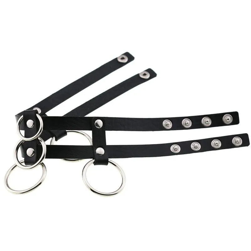 Punk Double Row Choker