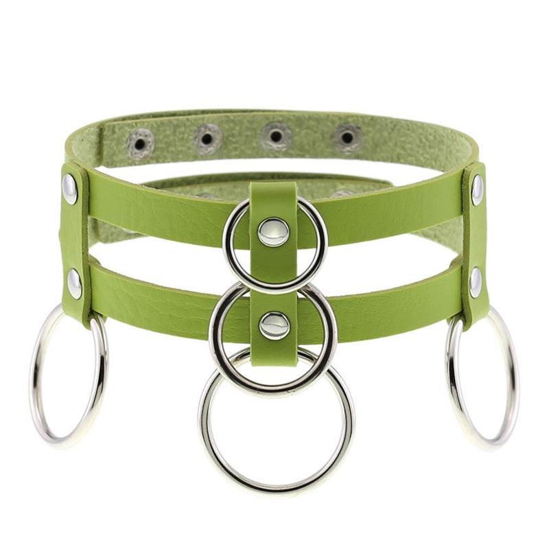 Punk Double Row Choker