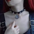 Love Heart Circle Choker