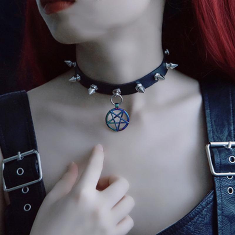 Love Heart Circle Choker