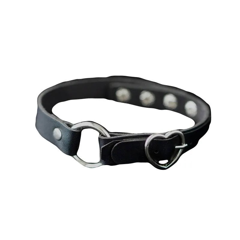 Love Heart Circle Choker