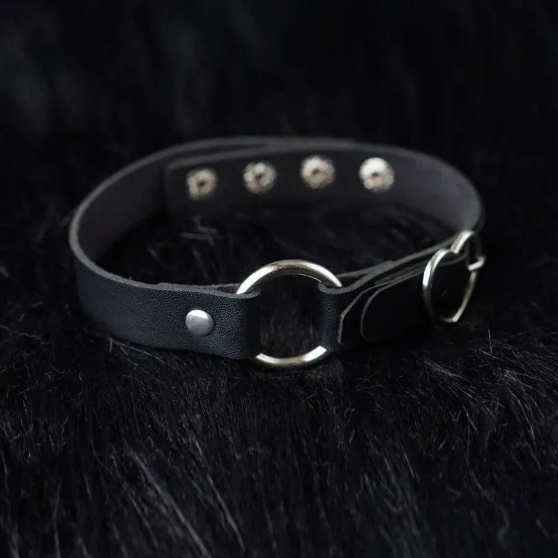 Love Heart Circle Choker