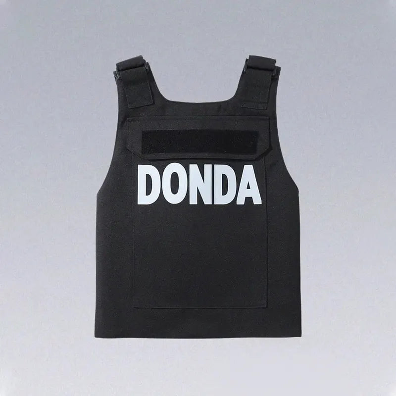 Reflective Letter Patch Vest