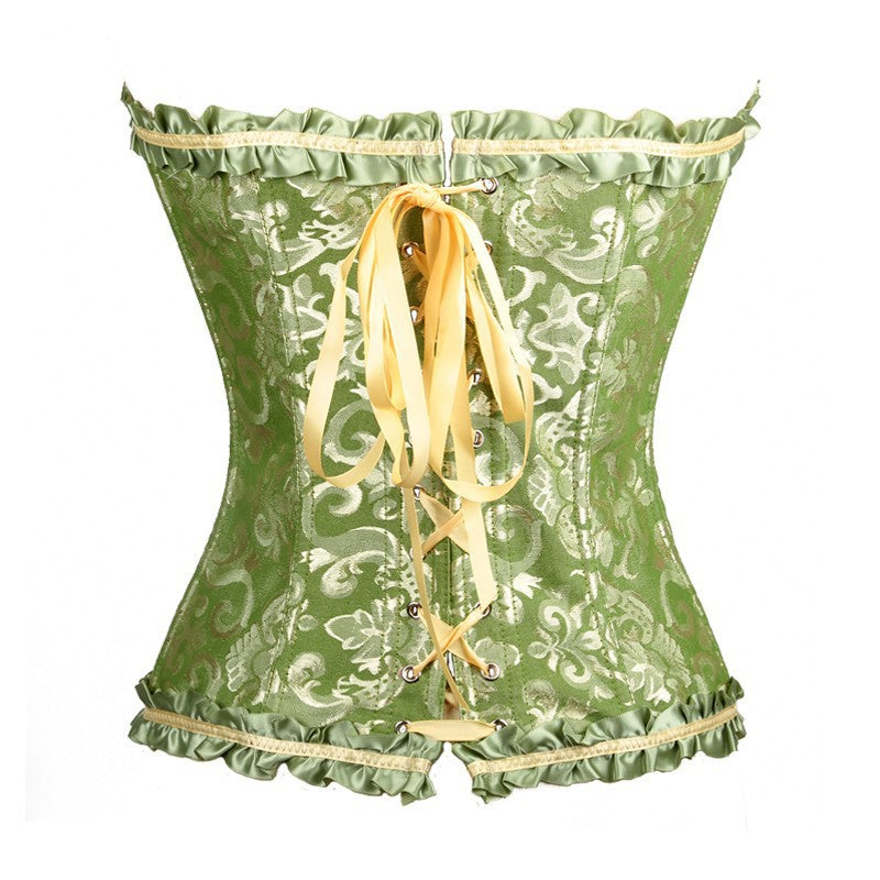 Gothic Flora Palace Strap Corset