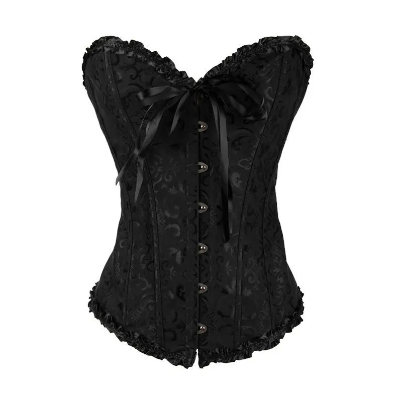 Gothic Flora Palace Strap Corset