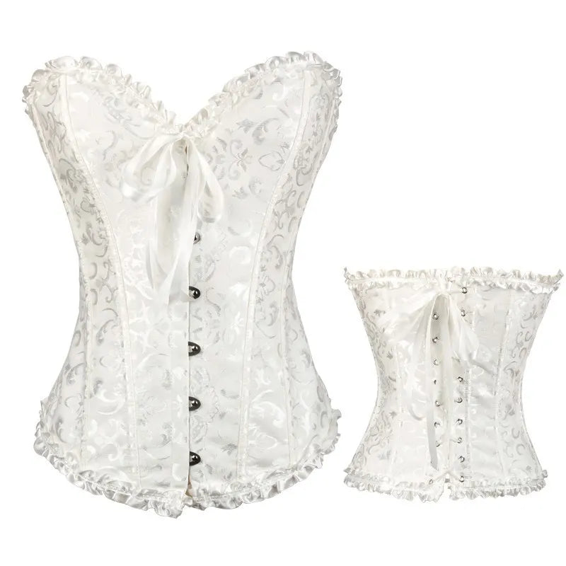 Gothic Flora Palace Strap Corset