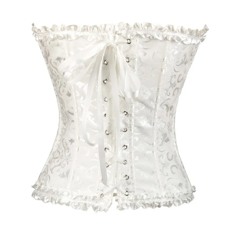Gothic Flora Palace Strap Corset