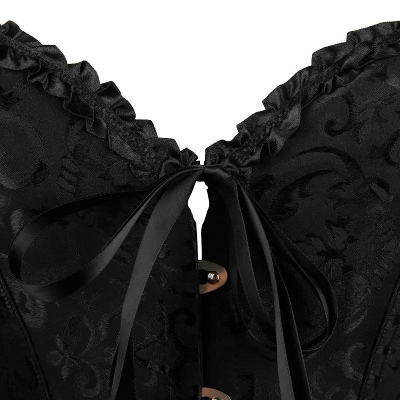 Gothic Flora Palace Strap Corset