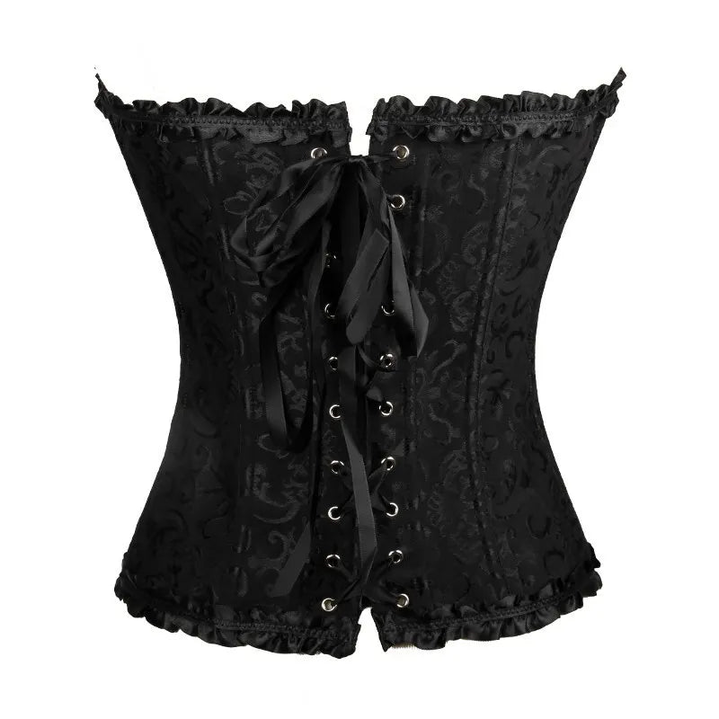 Gothic Flora Palace Strap Corset