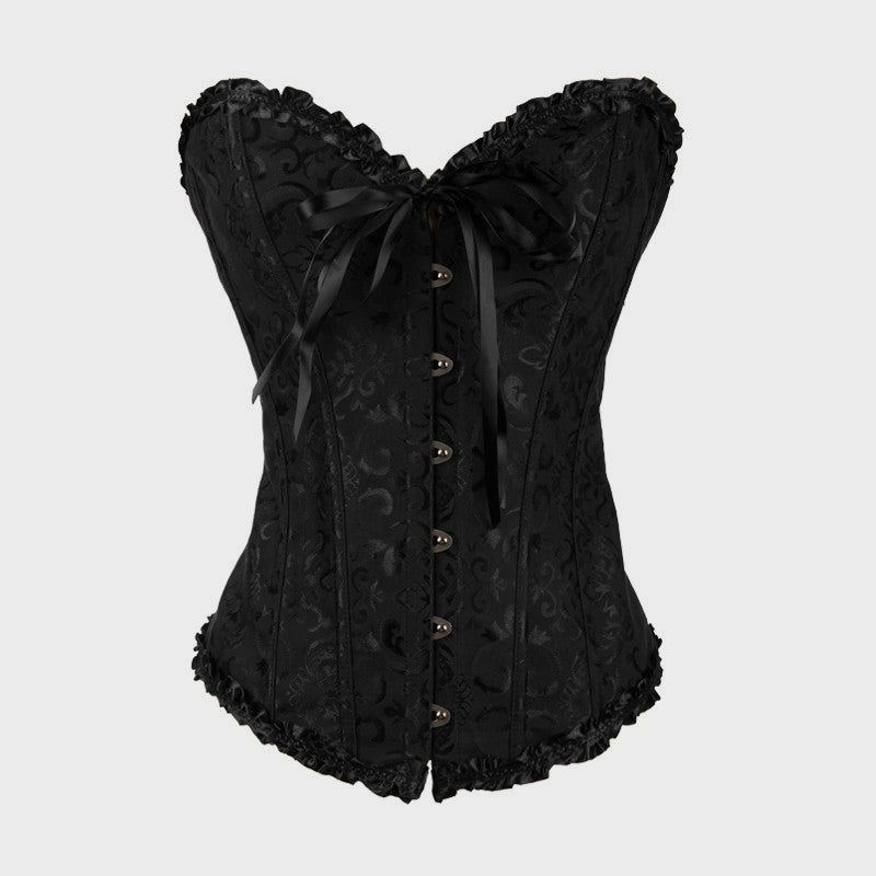 Gothic Flora Palace Strap Corset