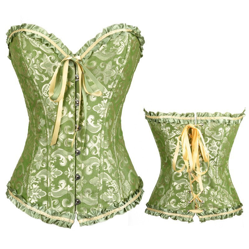 Gothic Flora Palace Strap Corset