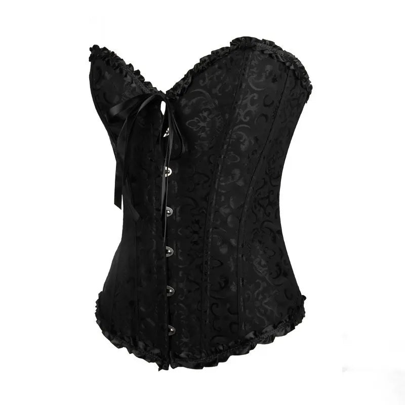 Gothic Flora Palace Strap Corset