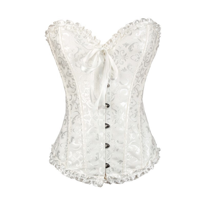 Gothic Flora Palace Strap Corset