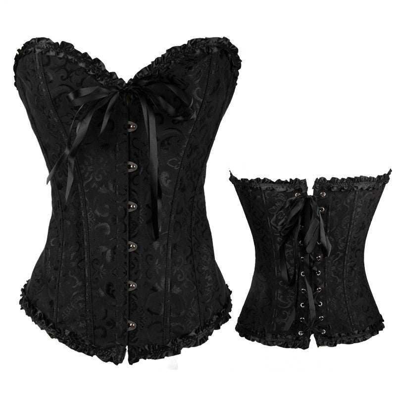 Gothic Flora Palace Strap Corset