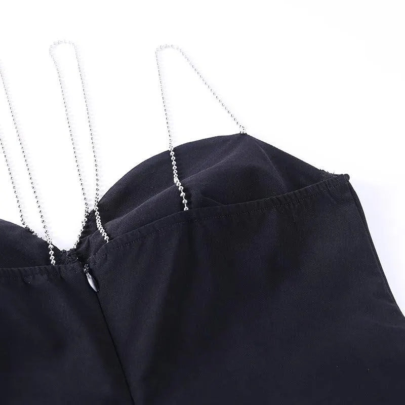Drill Chain Belly Top and Dress