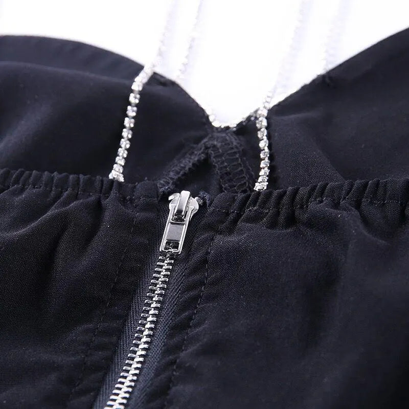 Drill Chain Belly Top and Dress