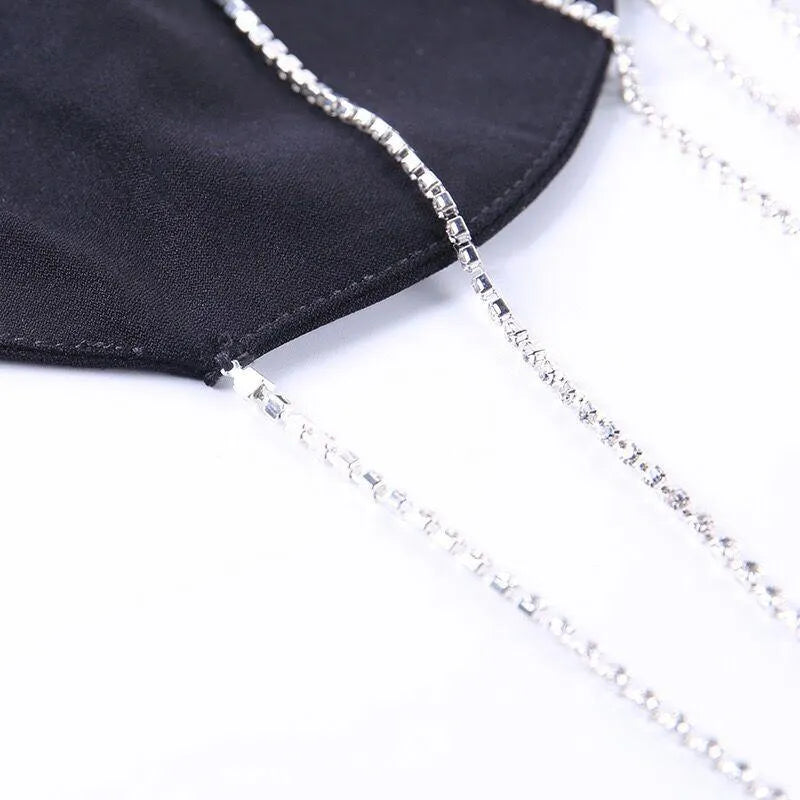 Drill Chain Belly Top and Dress