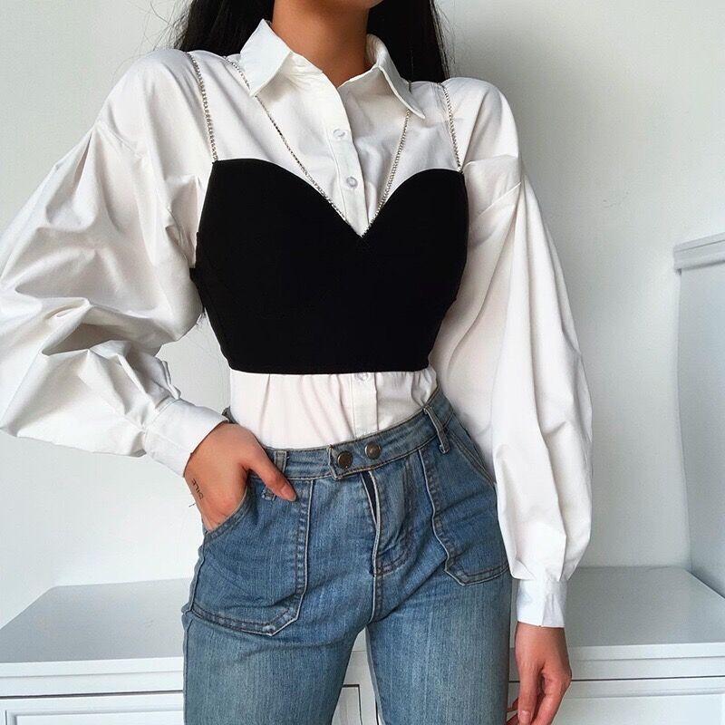 Drill Chain Belly Top and Dress