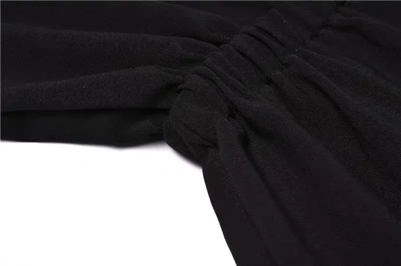Long Sleeve Belt Waist Dress