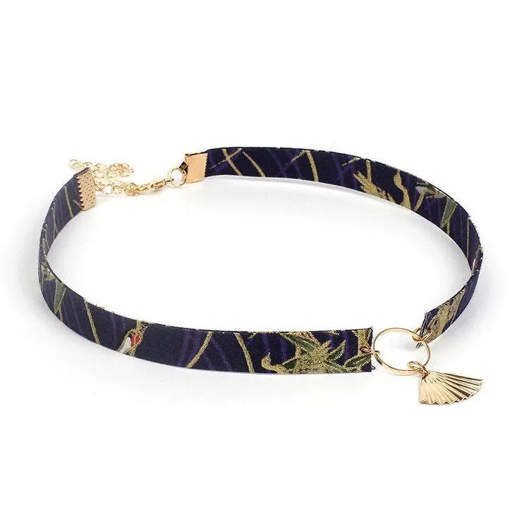 Flower Tassels Choker