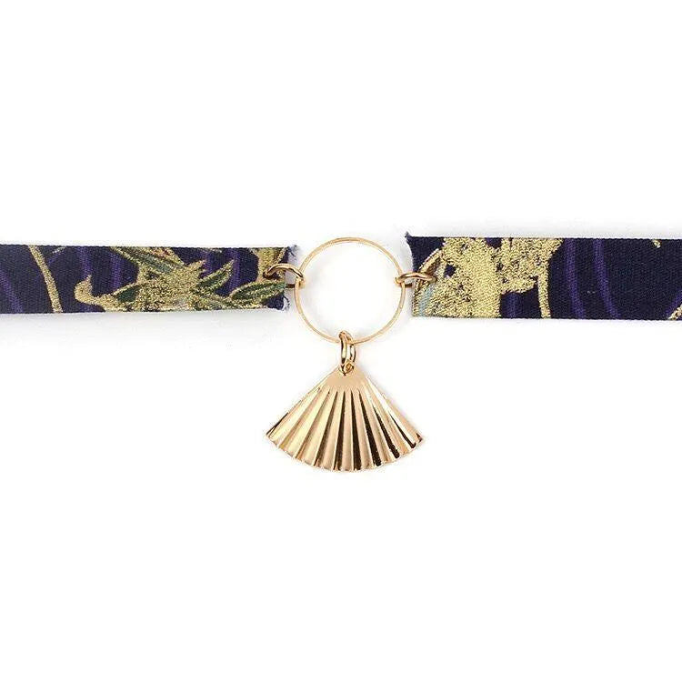 Flower Tassels Choker