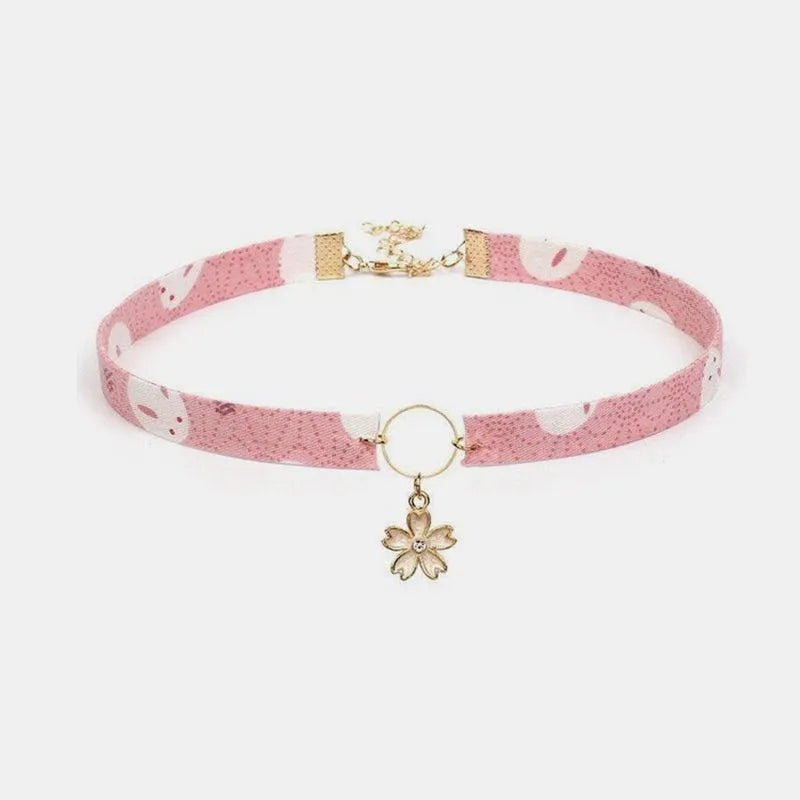 Flower Tassels Choker