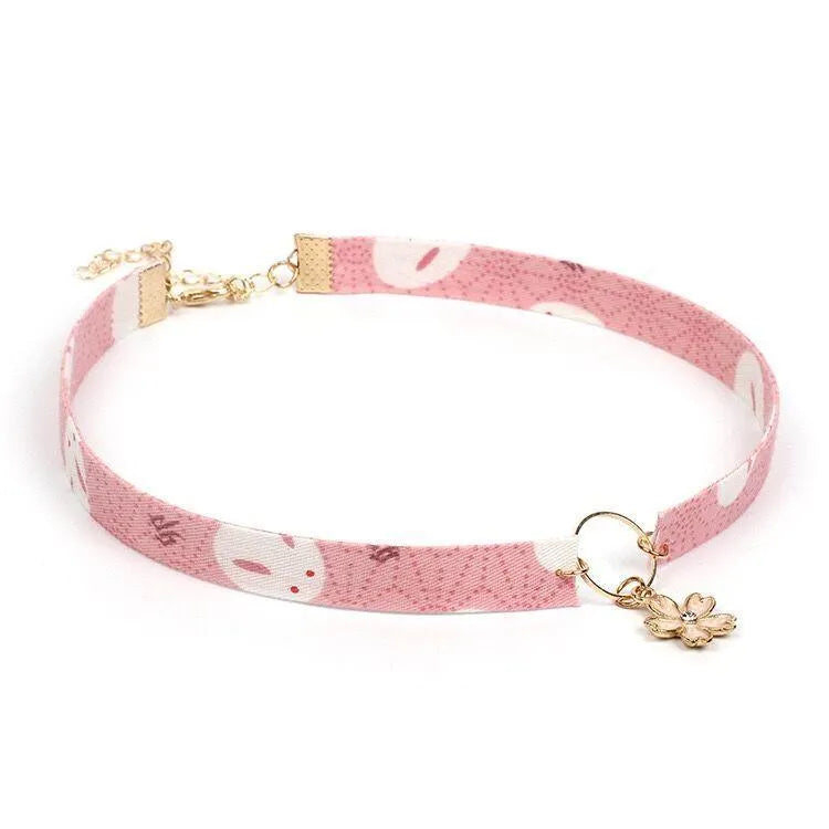 Flower Tassels Choker