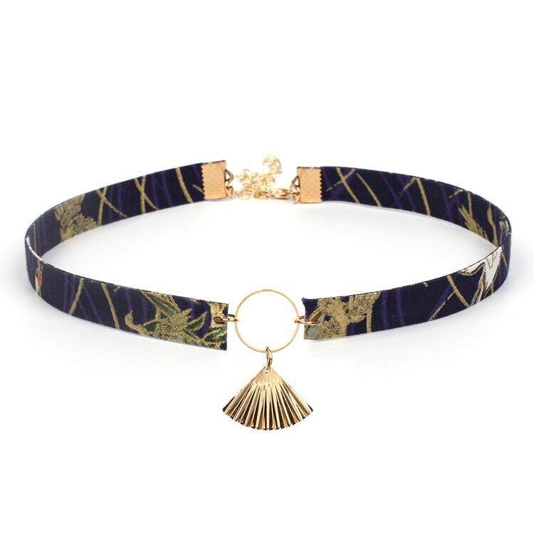 Flower Tassels Choker