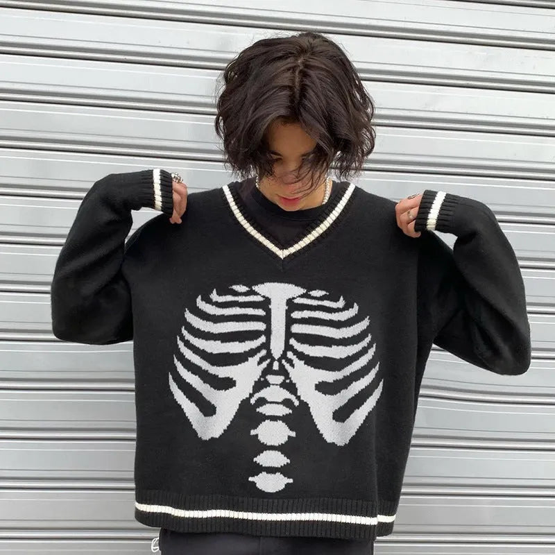 Let Me Down Slowly Skeleton Sweater