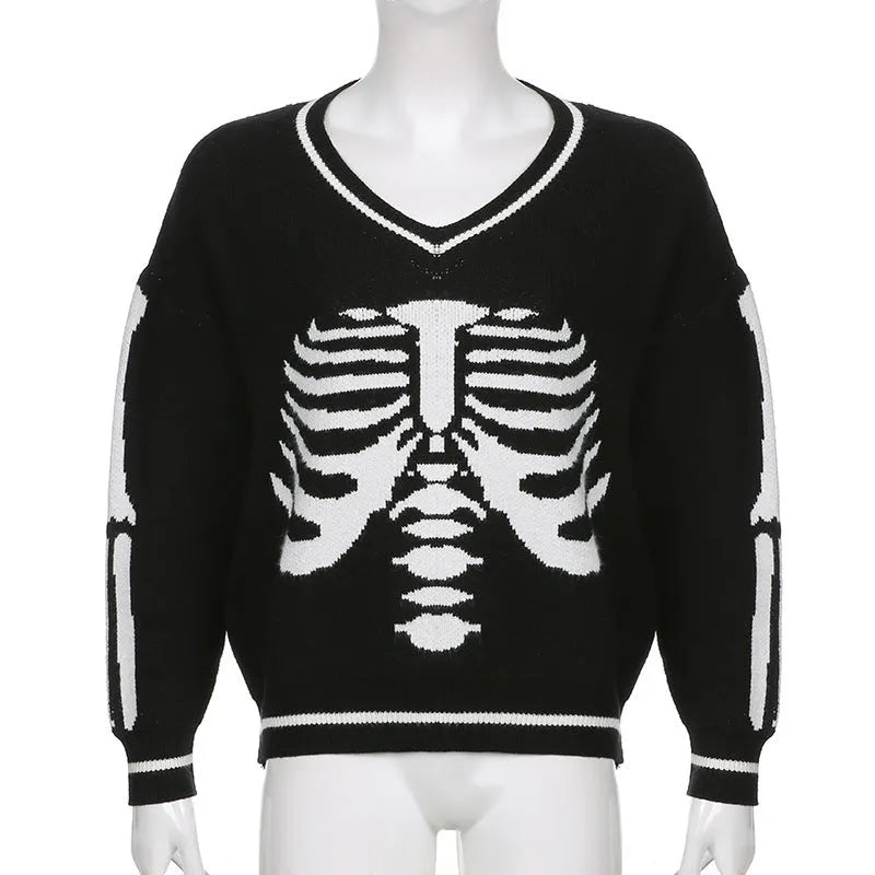 Let Me Down Slowly Skeleton Sweater
