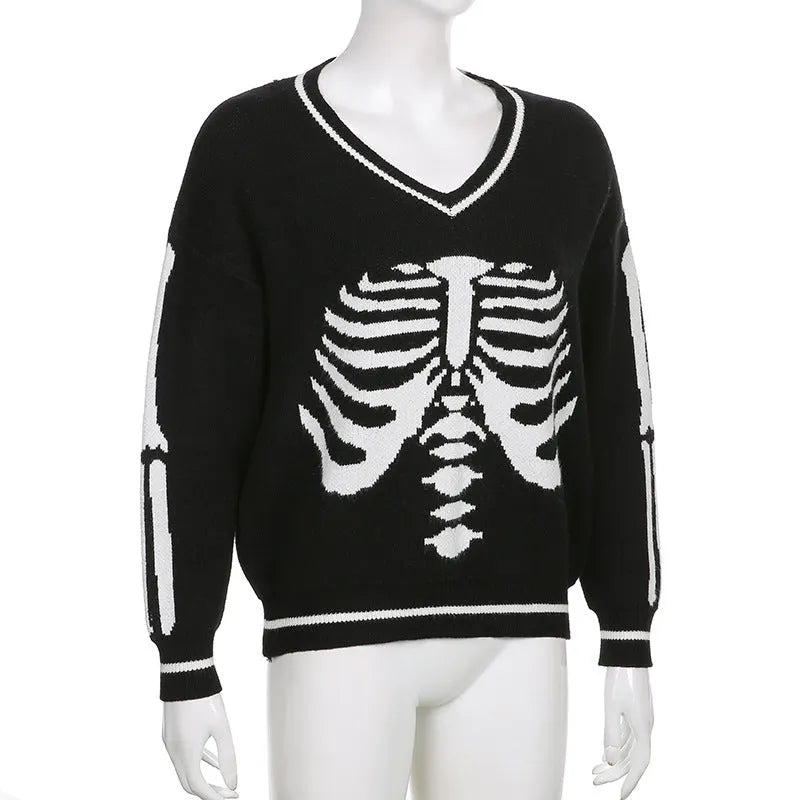 Let Me Down Slowly Skeleton Sweater