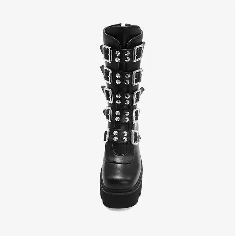 Belt Buckle Boots